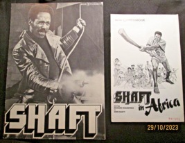 RICHARD ROUNDTREE : (SHAFT &amp; SHAFT IN AFRICA) MOVIE PRESSBOOKS - £237.40 GBP