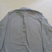 APT 9 Button Up Shirt Men’s Slim Fit Long Sleeve Blue & White Stripes Size XL image 11