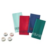 The Pioneer Woman Wishful Winter Napkins And Napkin Rings Set Multicolor... - €30,50 EUR