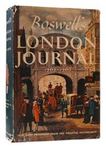 Frederick A. Pottle Boswell&#39;s London Journal 1762-1763 1st Edition 1st Printing - £76.82 GBP