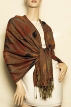 Luxurious Paisley Pashmina Shawl / Wrap / scarves 18 colors us wholesaler - £7.07 GBP