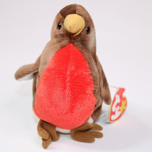 Retired 1997 Ty Early The Red Robin Ty Beanie Baby Rare With Tags Vintage Beanie - $7.80