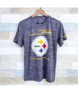 Pittsburgh Steelers Nike Tee Gray NFL Football Graphic Logo Dri Fit Mens... - £18.58 GBP