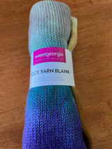 Sweet Georgia Sock Yarn Blank - Merino/Nylon Fingering wt yarn- Beachside Brunch - £16.75 GBP