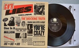 Guns N&#39; Roses Lies Nude Uncensored First Press GNR Vinyl LP 1988 EX+ Beauty! - £140.12 GBP