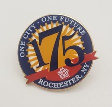 Rochester New York Collectible Souvenir Travel Lapel Hat Pin 175 Years - £13.06 GBP