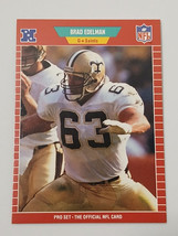 Brad Edelman New Orleans Saints 1989 Pro Set Card #264 - $0.98