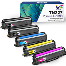 5PACK TN227 Toner Cartridge TN 227 for Brother MFC-L3710CW HL-L3270CDW L... - $72.99