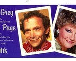 Joel Grey &amp; Patti Page at Harrah&#39;s Reno Nevada Postcard 1985 - $11.00