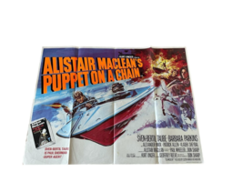 Burattino su Un Catena Originale UK Quad Film Poster. 1971 Alistair Maclean - $87.34