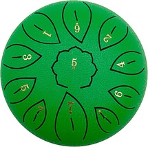 Vilihkc Steel Tongue Drum 11 Notes 6 Inches Dia Lotus Type, Key Handpan Drum - $42.99