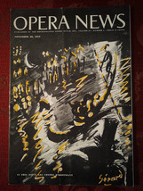 OPERA NEWS November 28 1955 Tales of Les Contes d&#39;Hoffmann Richard Tucker - £11.24 GBP