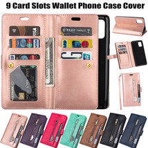 For iPhone 12 pro max 11 XR XS 8 7+ 6s SE2 Leather Flip Magnetic back cover case - £46.47 GBP
