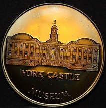 Proof Toned York Castle Museum England 38.1mm Bronze Medallion - £12.65 GBP