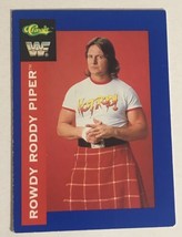 Rowdy Roddy Piper WWF Trading Card World Wrestling Federation 1991 #65 - £1.55 GBP