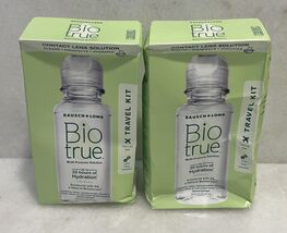 2 Bausch + Lomb Bio True Multi-Purpose Solution 2 oz each Travel Size EX... - $346.13 MXN