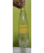 Rare Vintage Antique Soda Pop Glass Bottle Nugrape Nu Grape Doraville Ge... - £23.11 GBP