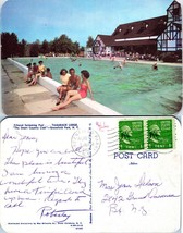 New York Greenfield Park Tamarack Lodge Posted in 1952 VTG Postcard - £7.39 GBP