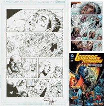 Gerry Conway Firestorm Legends of Tomorrow #2 Pg 14 Original Art Eduardo... - £79.00 GBP