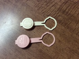 Set of 2 Rare Stanley Stanhome Soda Pop Bottle Cap Cover Lids - $6.84 CAD