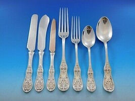 Saratoga by Tiffany Sterling Silver Flatware Set Service 88 Pieces Fitted Chest - £9,621.74 GBP