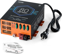 RV Converter 80 Amp 110V AC to 12V DC RV Power Converter Battery Charger - $153.99