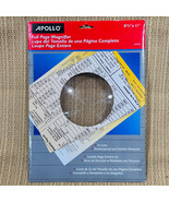 Apollo Full Page Magnifier  2X Optic Grade Lens Unbreakable Scratch Resi... - $12.82