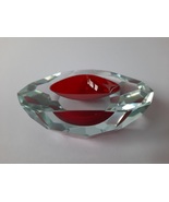 Murano Glass - vase-bowl-ashtray - h-4.5 - 12*12 cm. 760 gr. # 0343 - $84.00