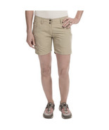NWT EXOFFICIO Nomad shorts 2 women&#39;s khaki water resistant hiking climbi... - $66.53 CAD