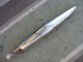 RIGHT HAND EXHAUST PIPE MUFFLER 1975 HONDA CB500T CB500 TWIN #3 - $14.29