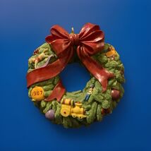 Vintage 1987 Hallmark Keepsake Ornament Collectors Club Wreath of Memories - €6,05 EUR