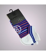 G/FORE Socks S/M Snow Striped Super/Luxe Compression Socks Low Socks Golf! - $25.14