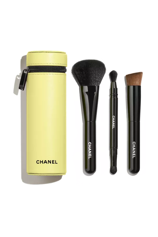 Chanel Codes Couleur Limited Edition Essential Brush Set with Pouch Ovni... - £215.36 GBP