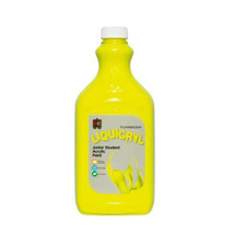 EC Liquicryl Junior Student Acrylic Paint 2L - Fluoro Yellow - £45.73 GBP