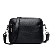 Leather Small  Bag Solid Color Vintage Crossbody Bags for Women 2020  Elegant Ha - £149.81 GBP