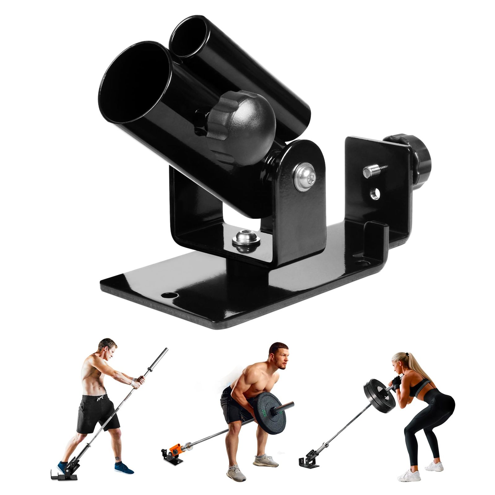 Yes4All Landmine Attachment for Barbell, Adjustable T Bar Row Attachment, Heavy