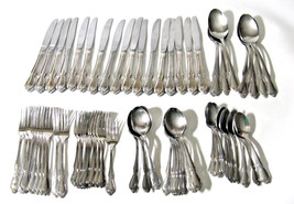 Oneida Arbor Rose Stainless 1881 Rogers Ltd Silverware Forks Spoons Knives - £3.88 GBP+