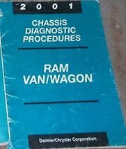 2001 Dodge RAM Furgone Wagon Telaio Diagnostico Procedure Shop Repair Manual OEM - £23.08 GBP