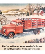 1947 Studebaker Trucks Pine Hill Dairy Farm Advertisement Automobilia DW... - $29.99