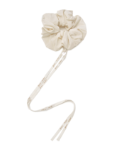 MLB Ribbon Strap Large Scrunchie Hair Tie Hair Band Accessory Cream NWT - $31.66