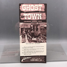 Colorado Springs Ghost Town Colorado Brochure Di Viaggio Anni &#39;60 - $24.74