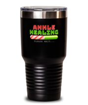 Tumbler 30 oz Stainless Steel Insulated Funny Ankle Healing Broken Bone  - £27.93 GBP