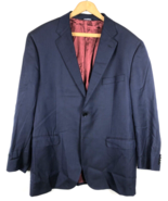 Vtg Saks Fifth Avenue Blazer 44L 44 Long Sport Coat Jacket Navy Blue Woo... - £37.03 GBP