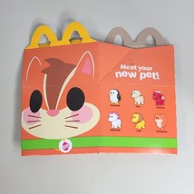 Adopt Me Chipmunk Collectible McDonalds Happy Meal Box 2023 EMPTY BOX ONLY - £5.42 GBP