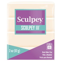 Sculpey III Polymer Clay 2oz-Translucent - £9.31 GBP