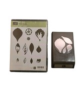 Stampin Up BUILD A BLOSSOM Flowers Petals Builder Paper Punch &amp; Rubber S... - $33.56 CAD