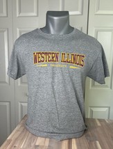 Western Illinois University Leathernecks WIU Unisex Gray T-Shirt Size Medium - £7.77 GBP