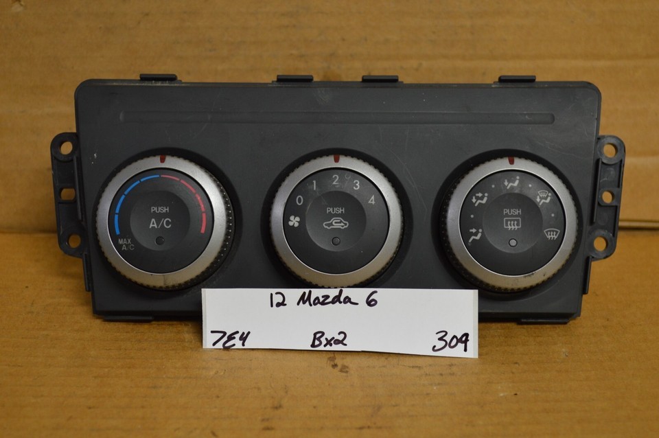 09-13 Mazda 6 AC Heat Temperature Control Switch GS3L61190E Panel 309-7E... - $9.79