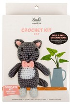 Needle Creations Gray Cat With Bow Crochet Kit - $19.24 CAD