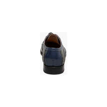 Stacy Adams Ivingale Wingtip Oxford Dress Shoes Leather Navy Green 25684-411 image 7